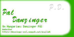 pal danzinger business card